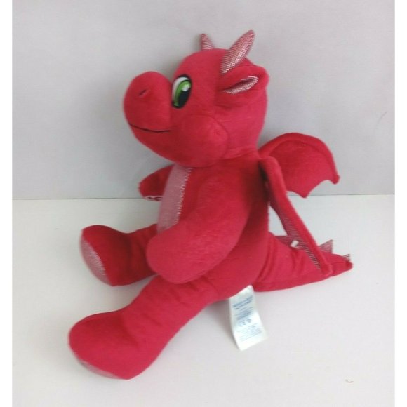 Great Wolf Lodge Exclusive Build A Bear MagicQuest Ellie Red Dragon 15" Plush - Picture 4 of 7